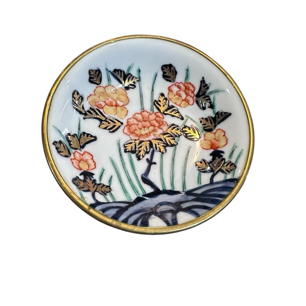 Japanese Porcelain Ware ‎ Decorated in Hong Kong ACF small trinket bowl